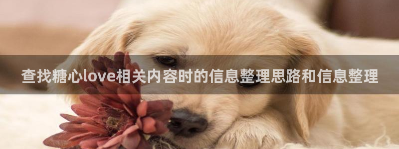 糖心在线视频：查找糖心love相关内容时的信息整理思路和信息整理