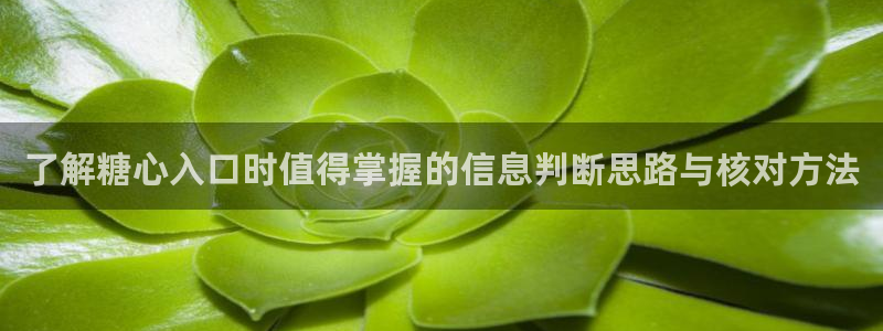 糖心vlogapp下载官网:了解糖心入口时值得掌握的信息判断思路与核对方法