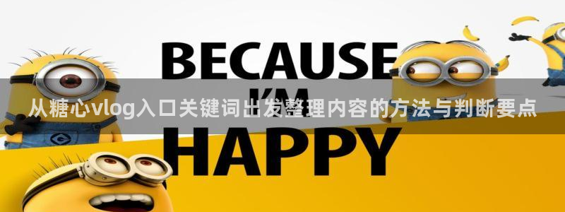 苏小涵糖心视频:从糖心vlog入口关键词出发整理内容的方法与判断要点